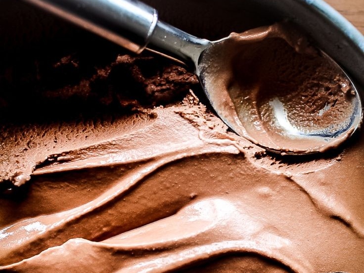 Parfaits glacées aux différents chocolats.